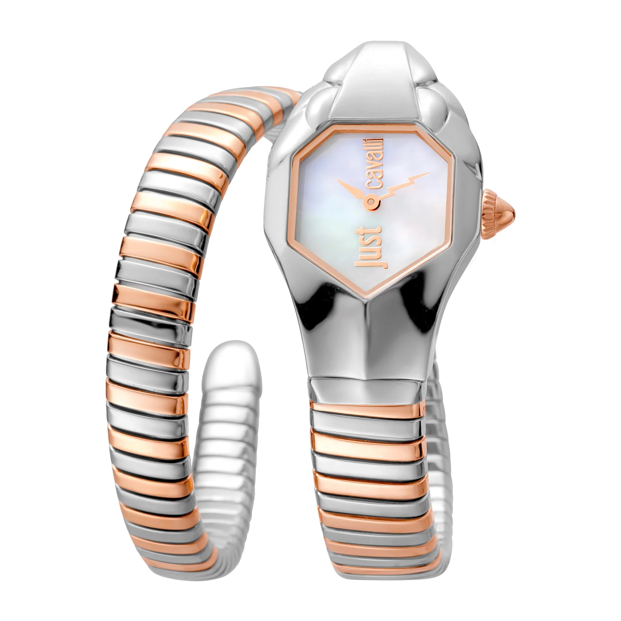 Just Cavalli Just Cavalli Signature Snake Glam DNA Two Tones MOP
