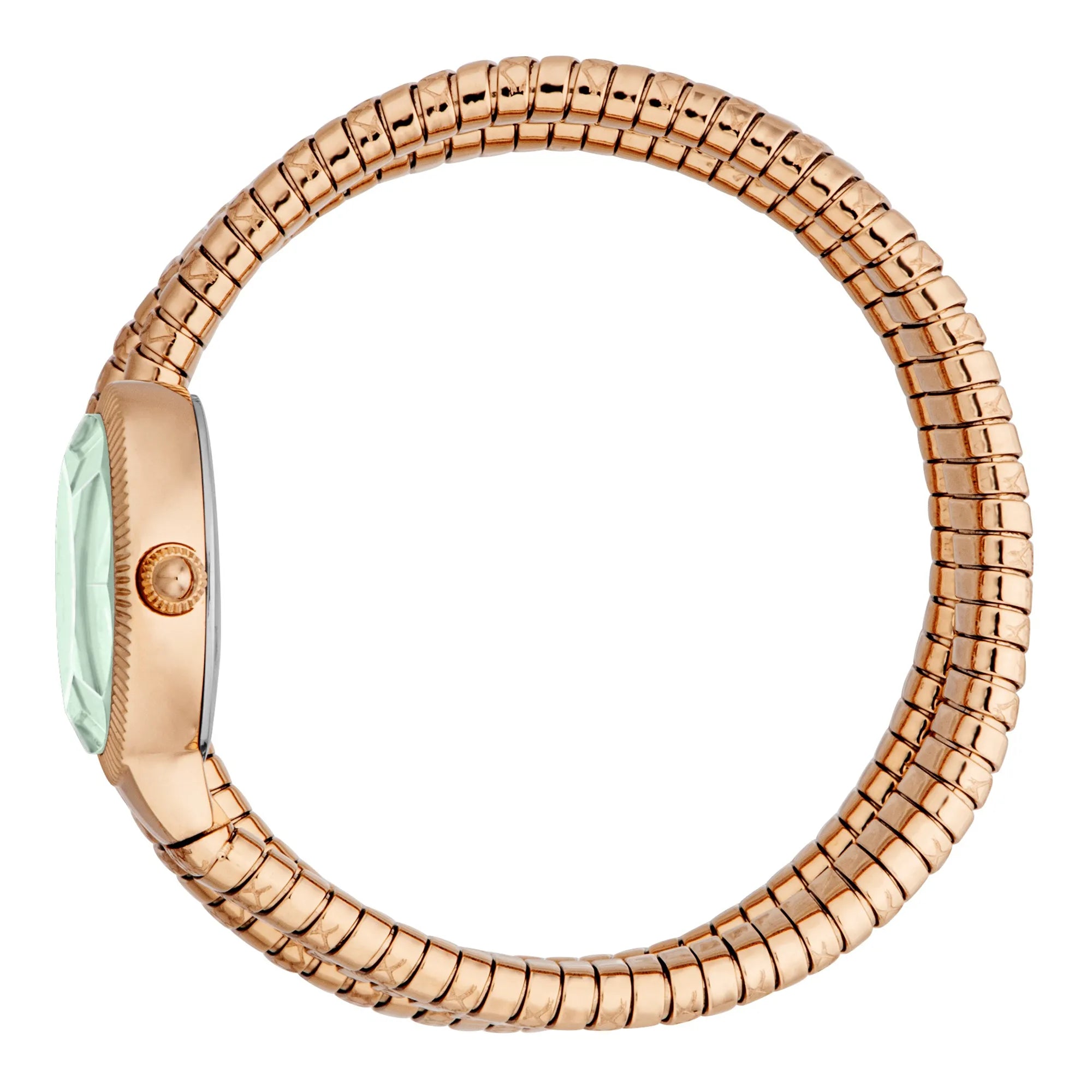 Just Cavalli Just Cavalli Signature Snake After Party Rose Gold Green — immagine 3