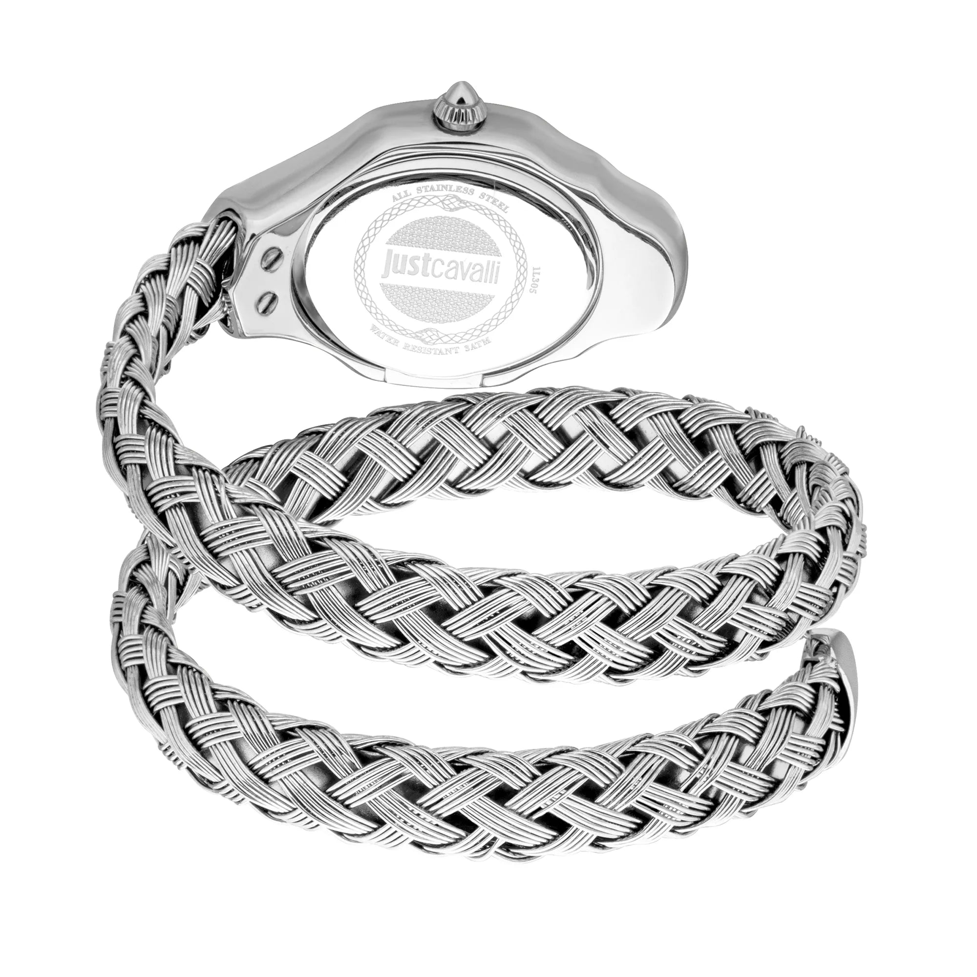 Just Cavalli Just Cavalli Signature Snake Twined Silver Turquoise — immagine 2