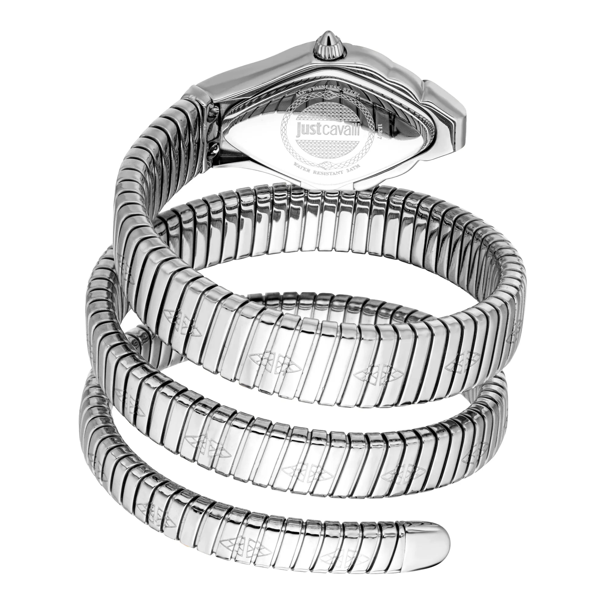 Just Cavalli Just Cavalli Signature Snake Cristallo Silver — immagine 2