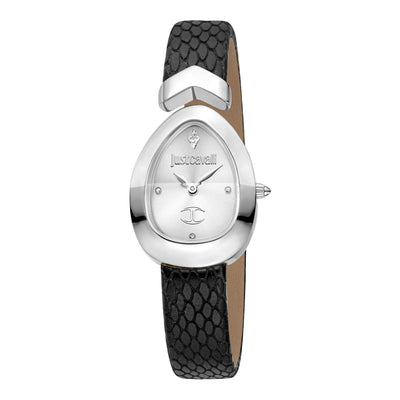 Just Cavalli Signature Snake Diversa Snake Black Silver
