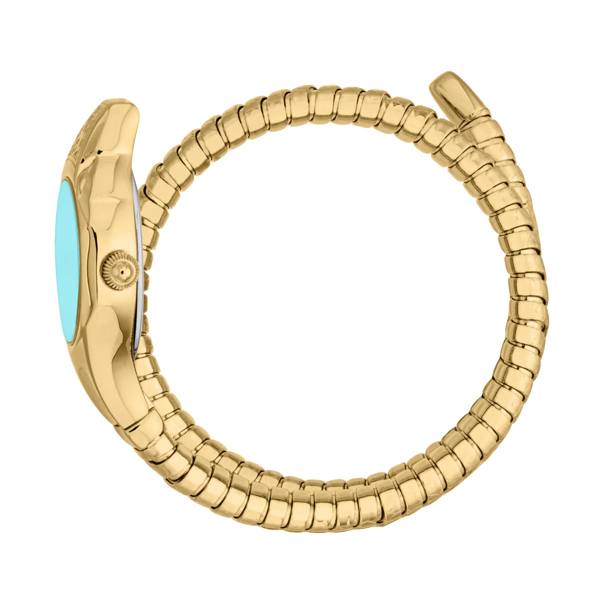 Just Cavalli Just Cavalli Signature Snake Fiore Yellow Gold Turquoise — immagine 3