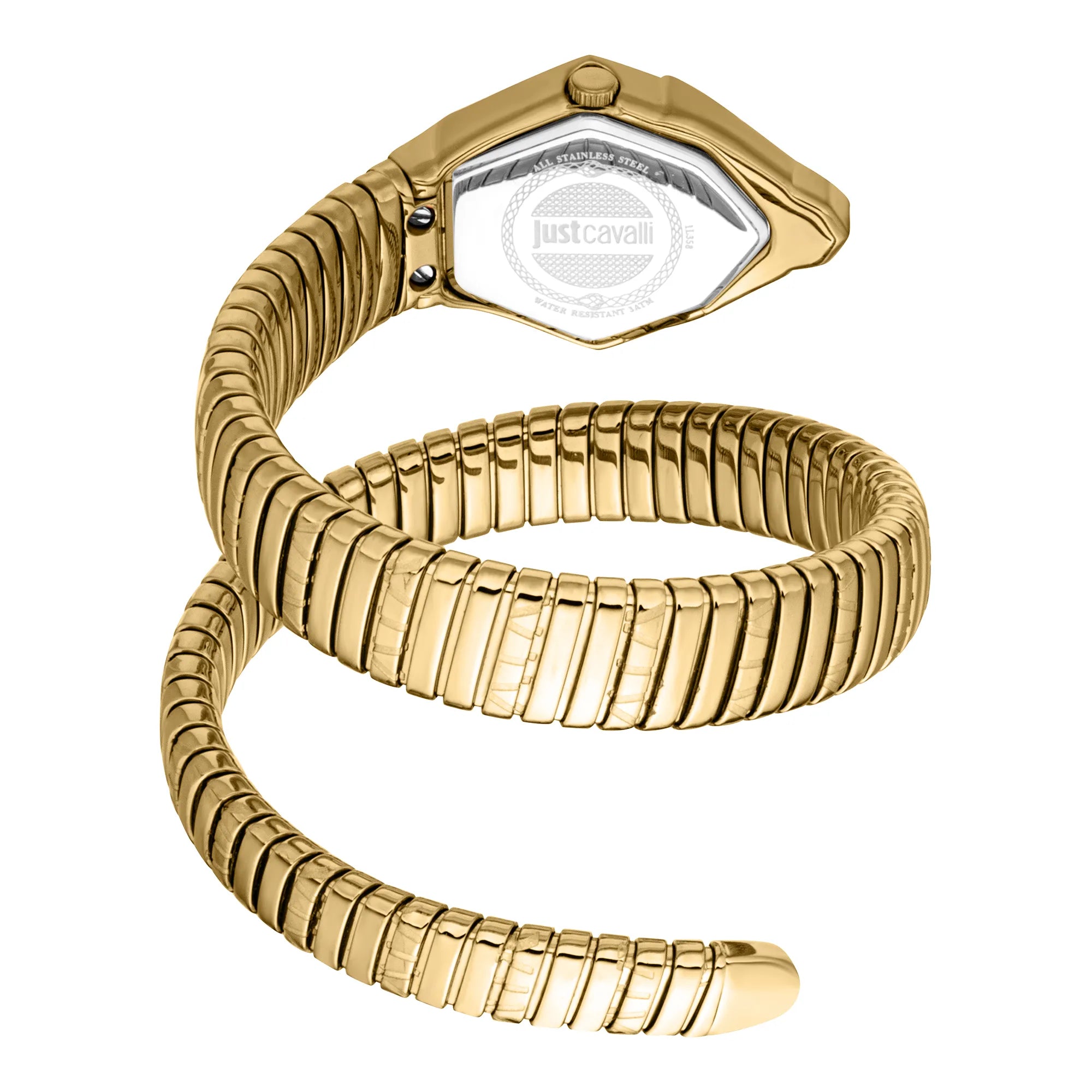 Just Cavalli Just Cavalli Signature Snake Gemma Yellow Gold Silver — immagine 2