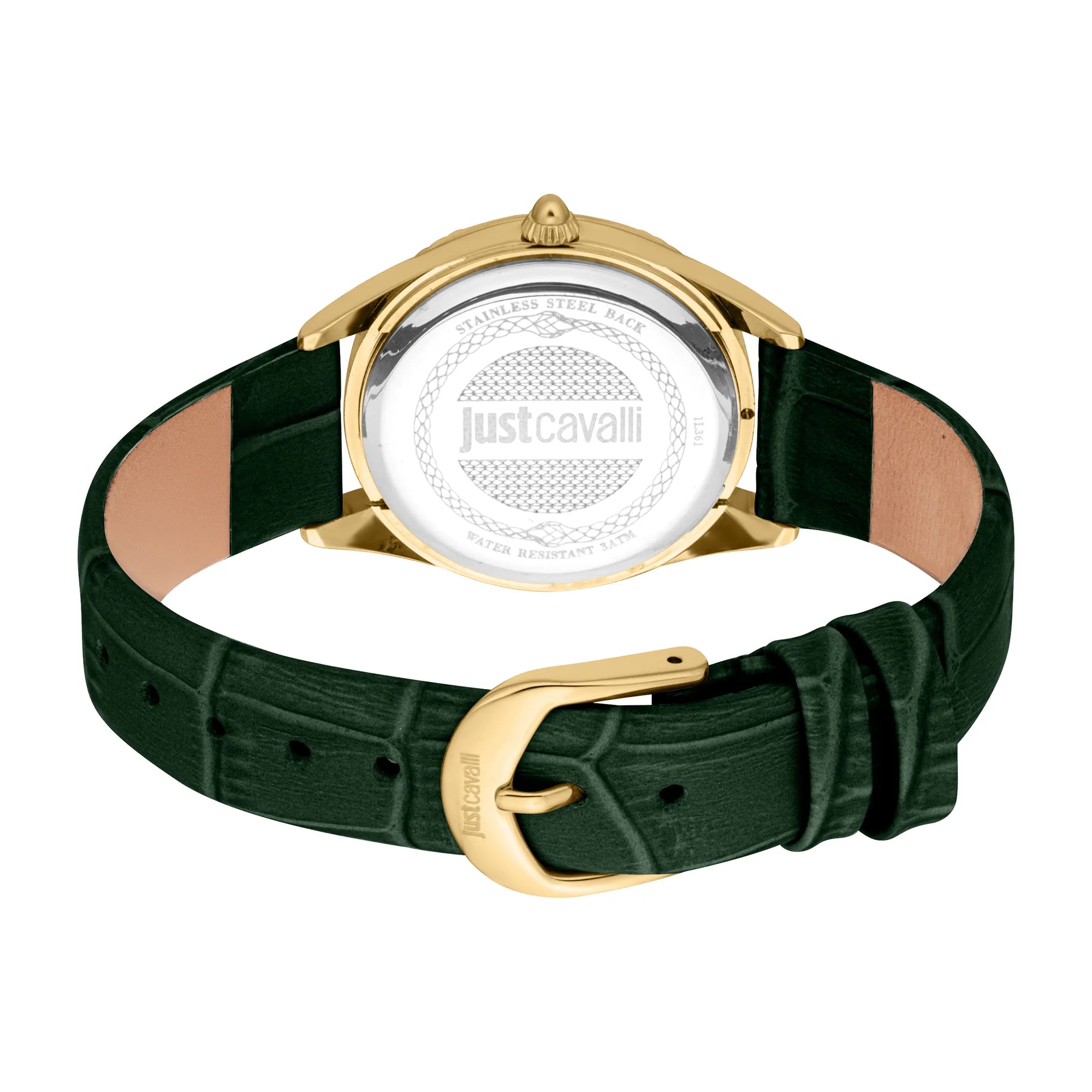 Just Cavalli Just Cavalli SET Vittoria Glam Leather Green YG — immagine 2