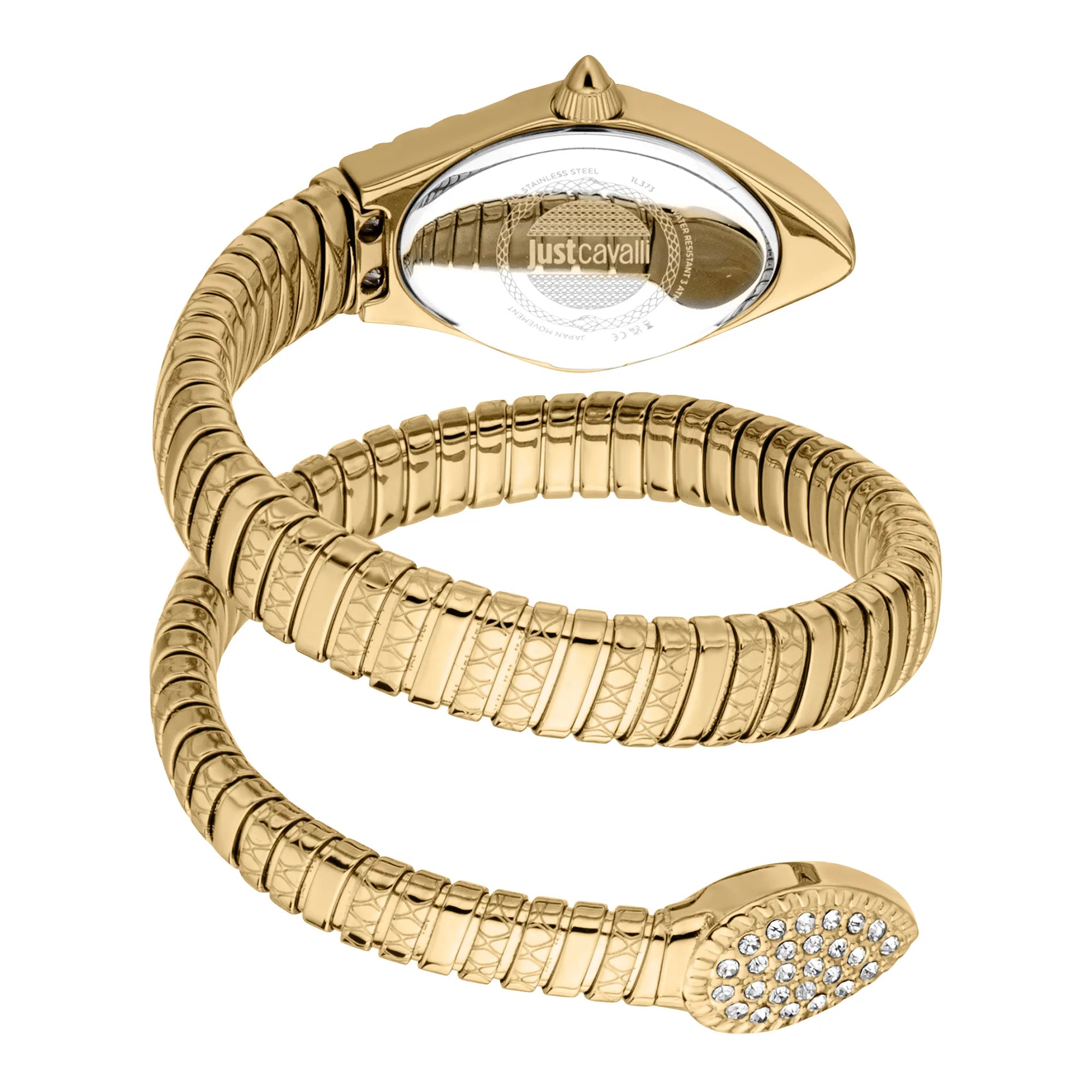 Just Cavalli Just Cavalli Signature Snake Vetra Yellow Gold Green — immagine 2