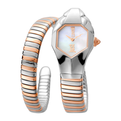 Just Cavalli Signature Snake Glam DNA Two Tones MOP
