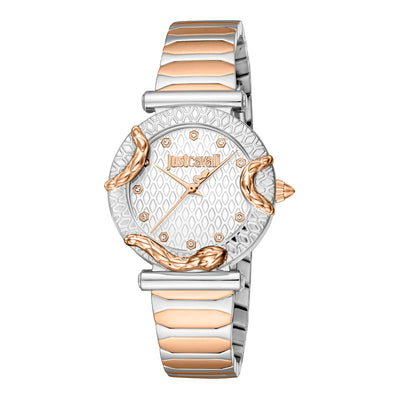 Just Cavalli Animalier Atrani Two Tones RG Silver