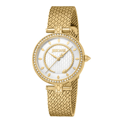 Just Cavalli Glam Chic Obsessive Snake Gold Silver