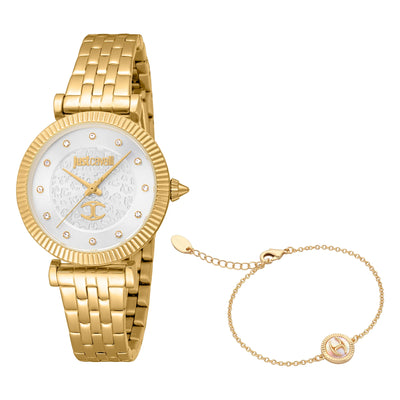Just Cavalli SET Unleashed Yellow Gold Silver