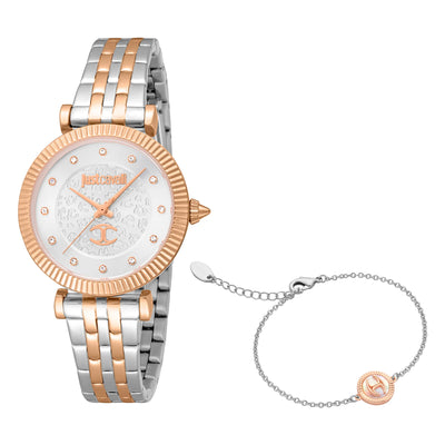 Just Cavalli SET Unleashed Two Tones RG Silver