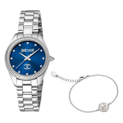 Just Cavalli SET Pacentro Silver Blue