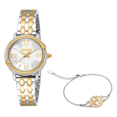 Just Cavalli SET Viperized Two Tones YG Silver MOP