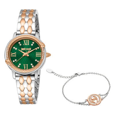Just Cavalli SET Viperized Two Tones RG Bottle Green