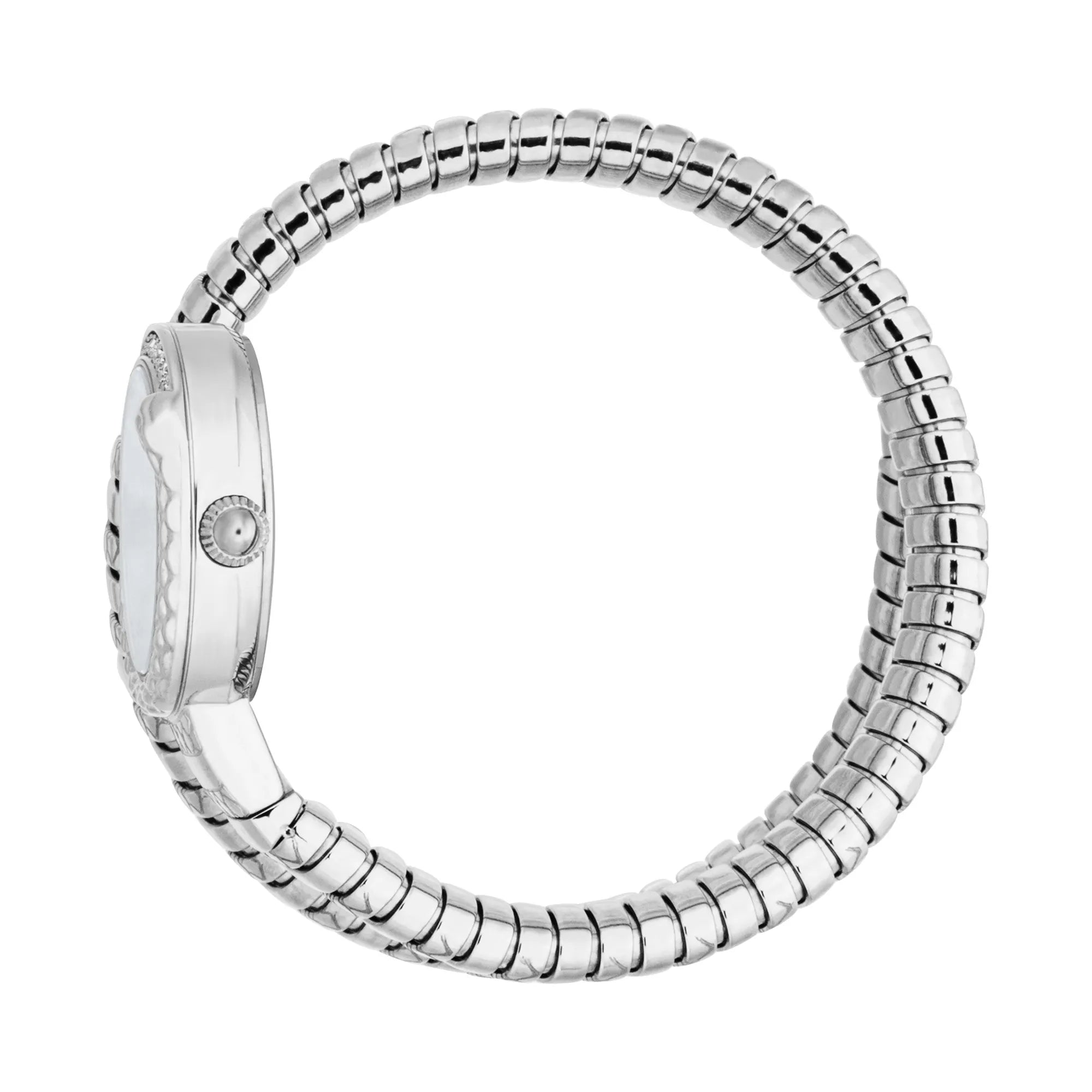 Just Cavalli Just Cavalli Signature Snake Cerchio Snake Silver Grey — immagine 3