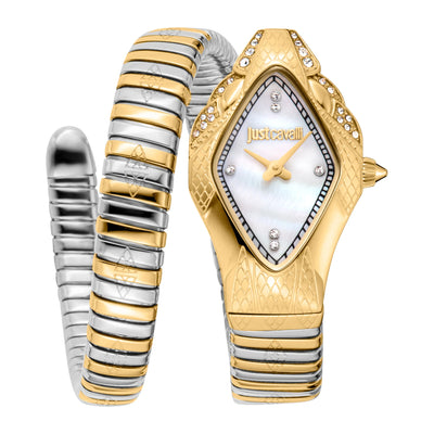 Just Cavalli Signature Snake Ferocious Two Tones YG MOP
