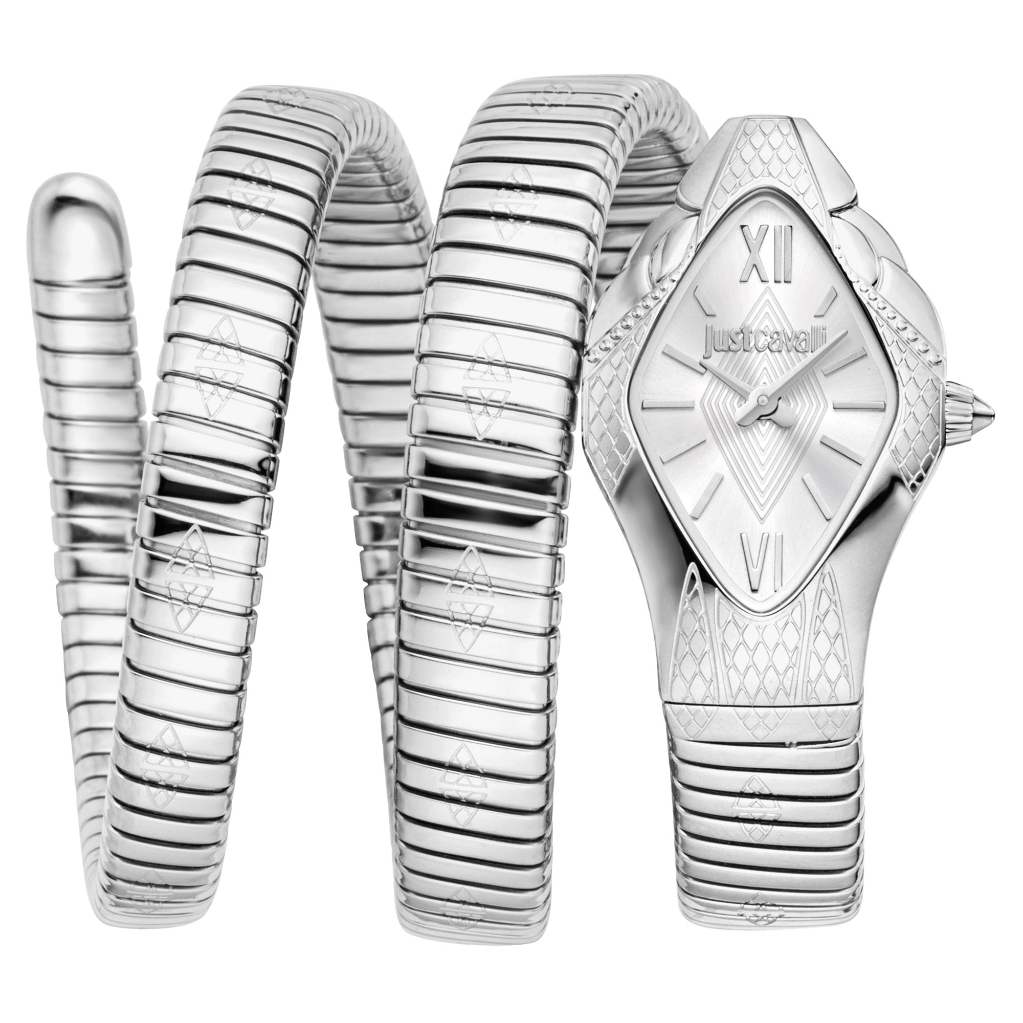 Just Cavalli Just Cavalli Signature Snake Cristallo Silver