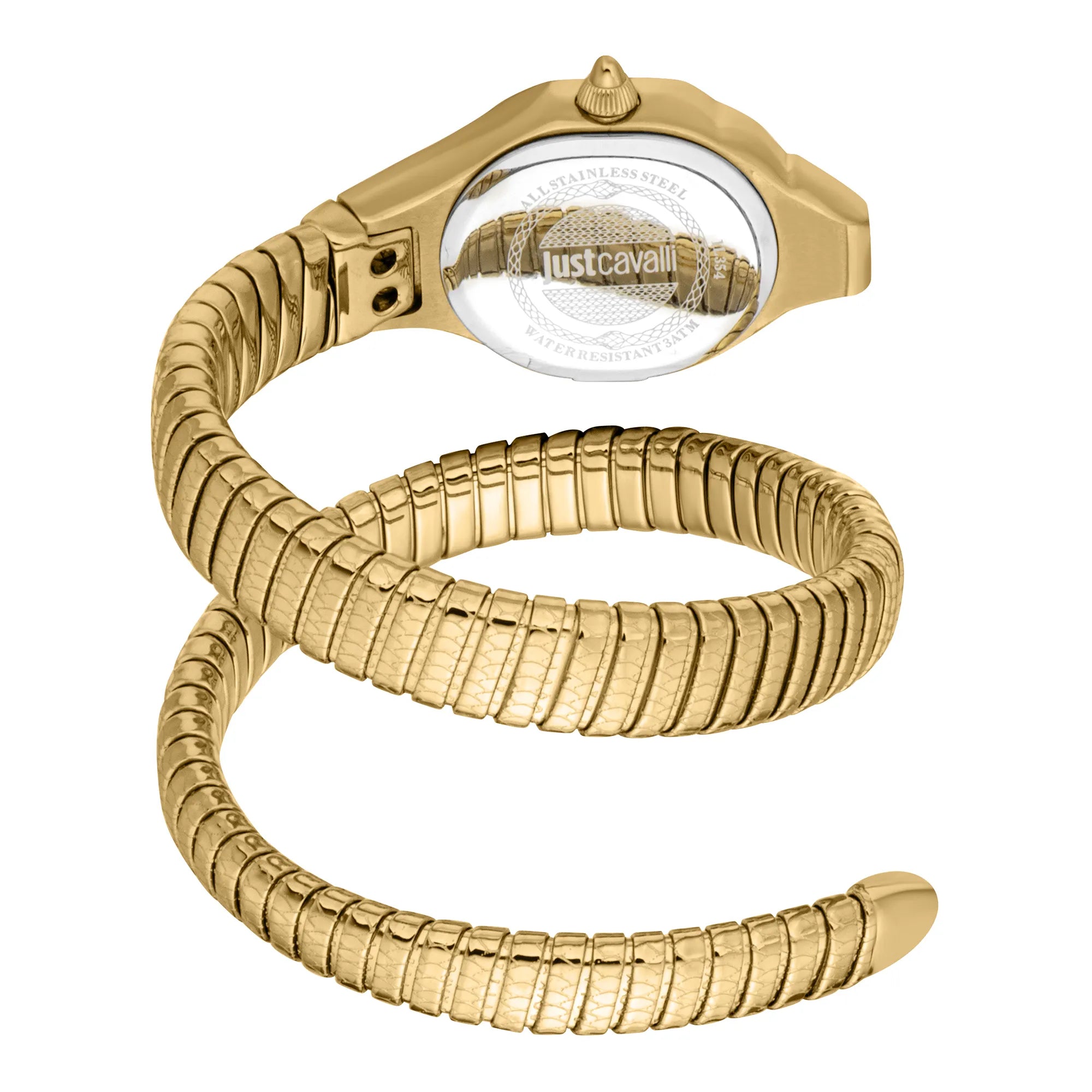 Just Cavalli Just Cavalli Signature Snake Fiore Yellow Gold Silver — immagine 2