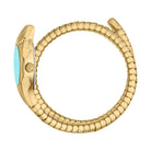 Just Cavalli Just Cavalli Signature Snake Fiore Yellow Gold Turquoise — immagine 3