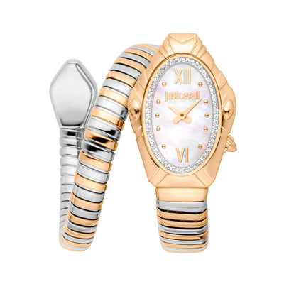 Just Cavalli Signature Snake Lirica Two Tones YG MOP