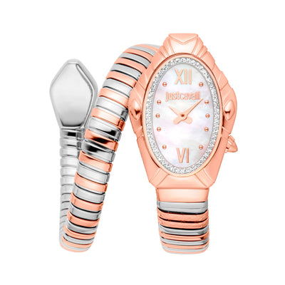 Just Cavalli Signature Snake Lirica Two Tones RG MOP