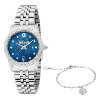 Just Cavalli SET Sublime Animalier Silver Blue