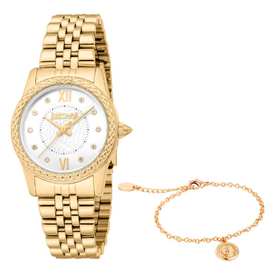 Just Cavalli SET Sublime Animalier Yellow Gold Silver