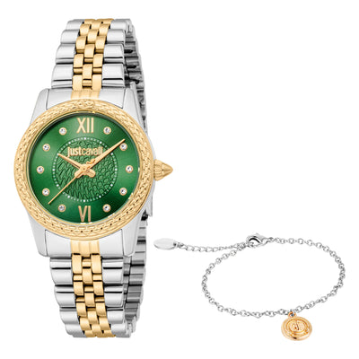 Just Cavalli SET Sublime Animalier Two Tones YG Green