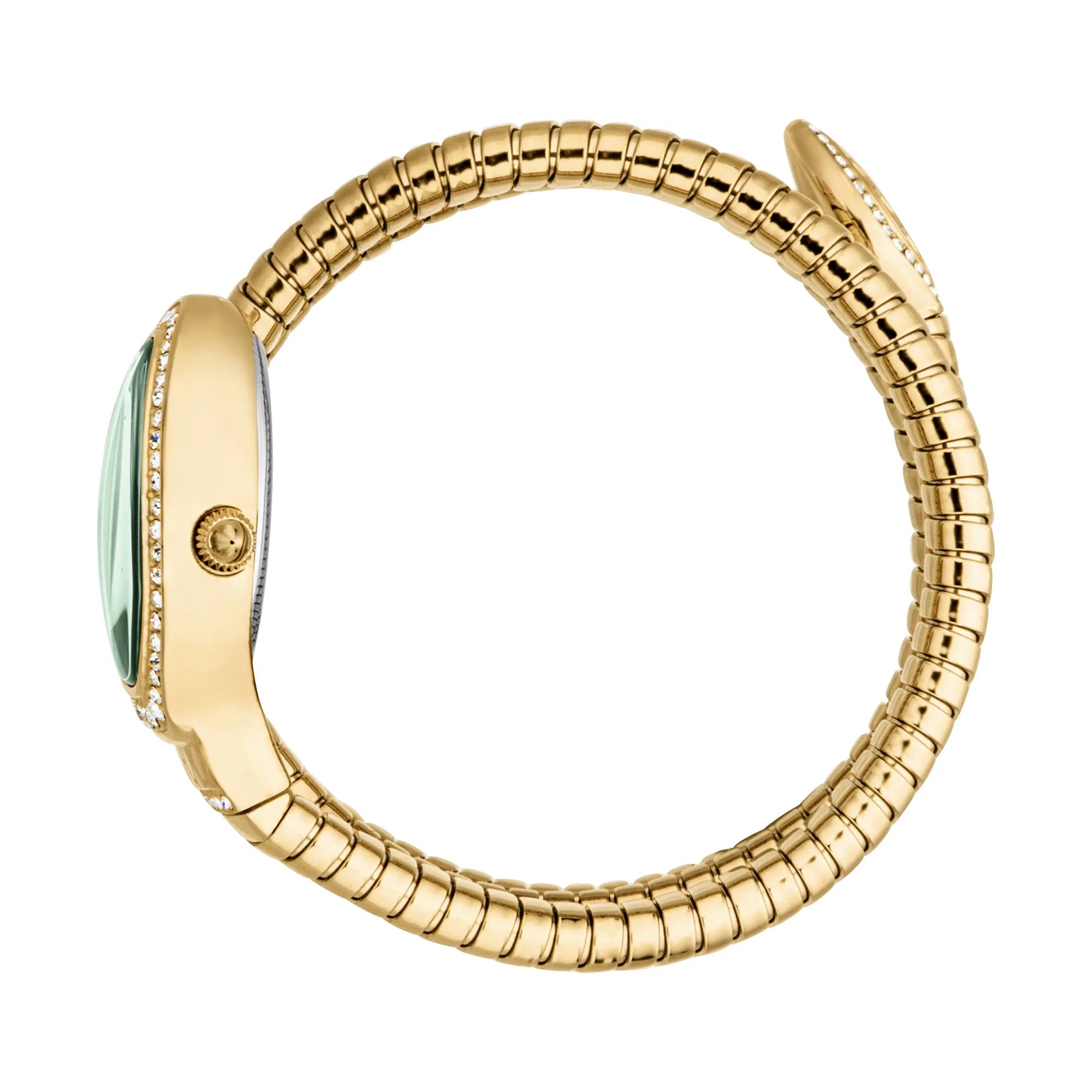 Just Cavalli Just Cavalli Signature Snake Carezza Yellow Gold Green — immagine 3
