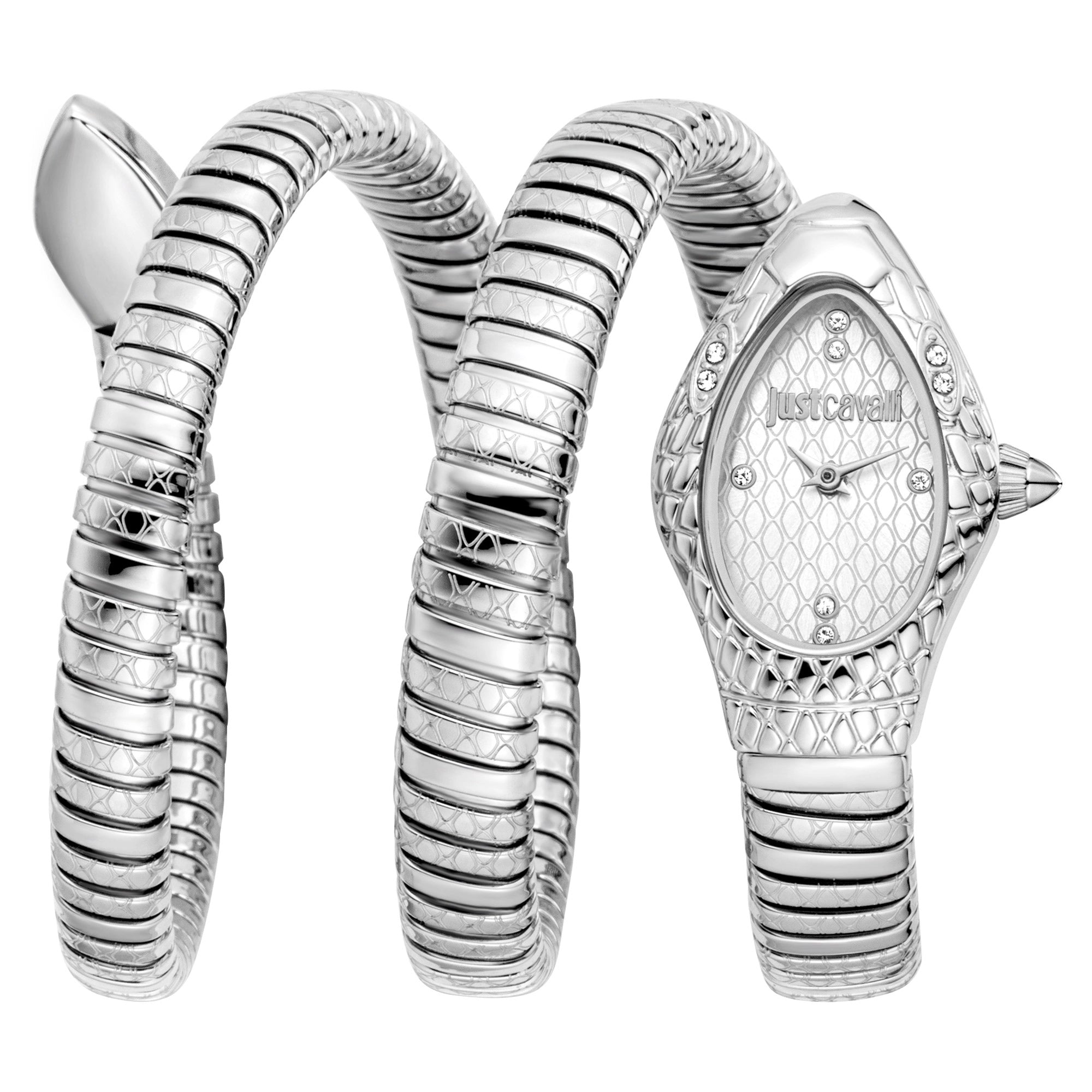 Just Cavalli Just Cavalli Signature Snake Aurela Silver
