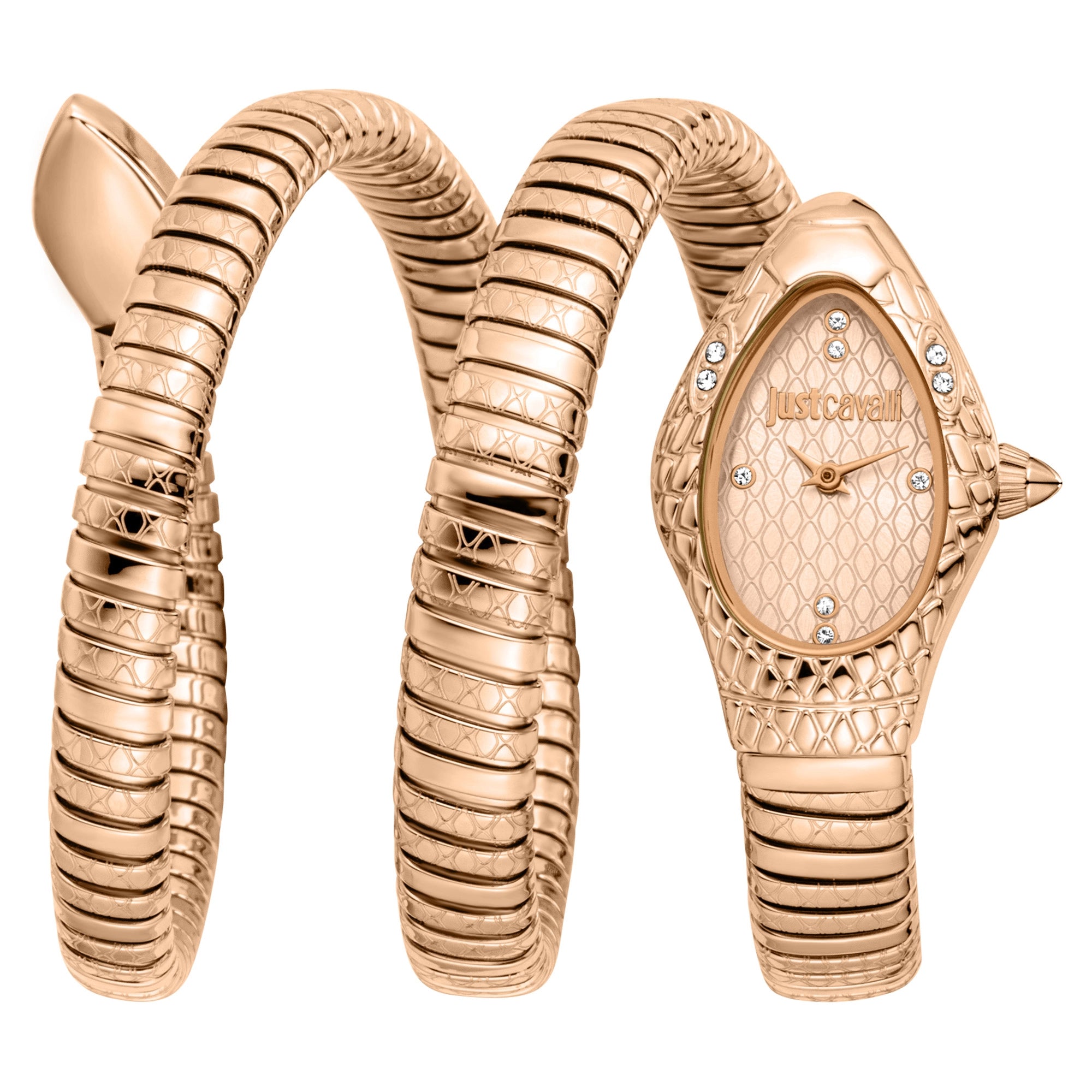 Just Cavalli Just Cavalli Signature Snake Aurela Rose Gold